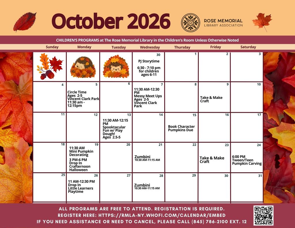 October Calendar