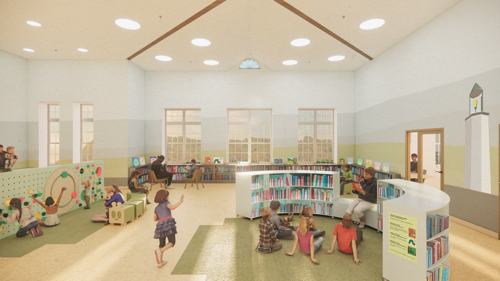 Rendering of the new children's room
