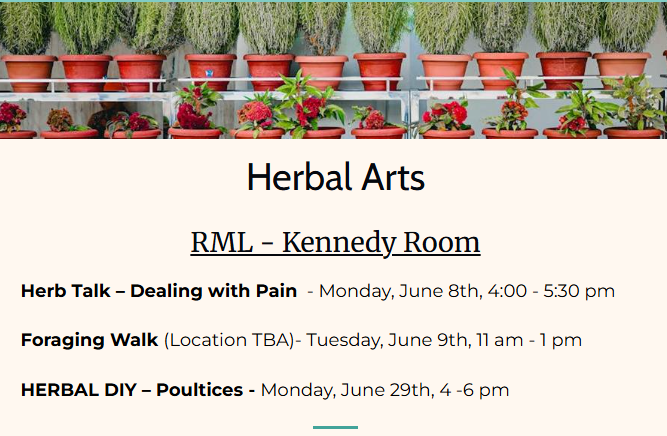 Herbal Arts Classes