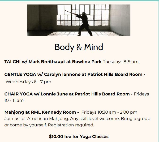 Body and Mind Classes
