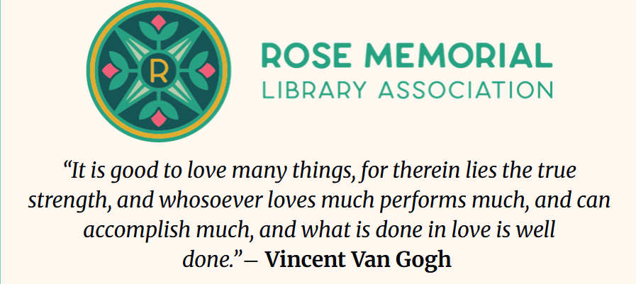 Newsletter Heading image with quote-
"It is good to love many things, for therein lies the true strength, and whosoever loves much perdorms much, and can accomplish much, and what is done in love is well done" - Vincent Van Gogh