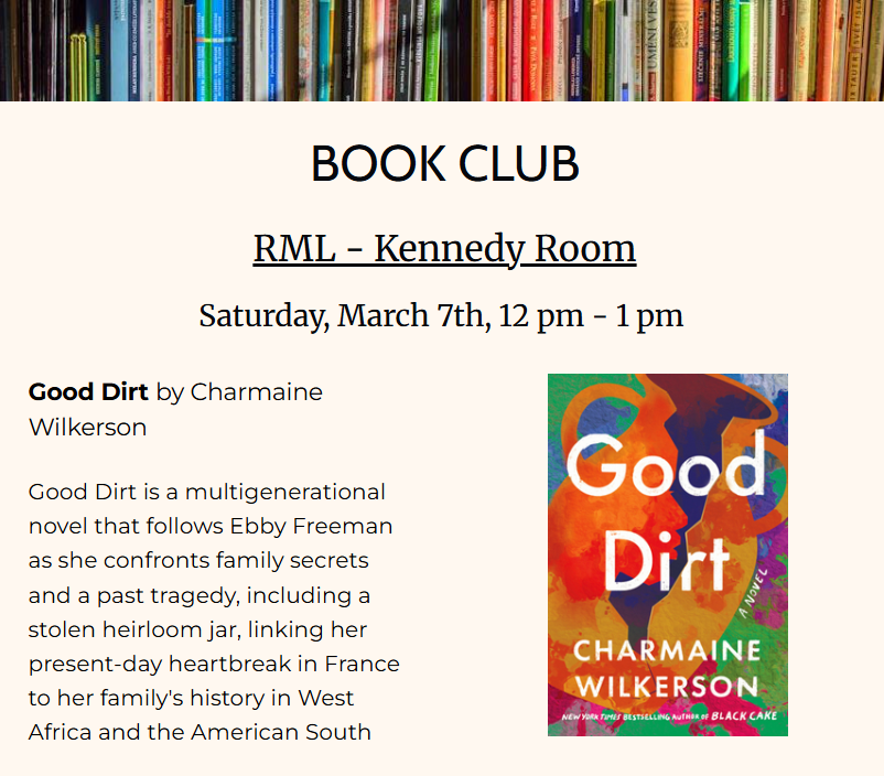 Book Club - Good Dirt