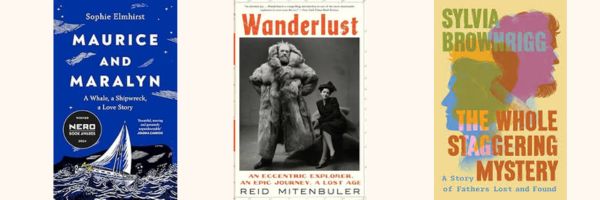 Book Cover Images:
Maurice and Maralyn
Wanderlust
the Whole Staggering Mystery