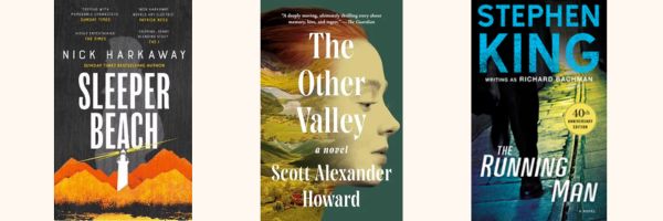 Book Cover Images:
Sleeper Beach
The Other Valley
The Running Man
